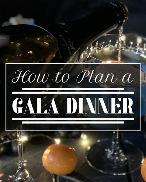 Tips & Ideas for Planning a Fundraising Gala Dinner Event.